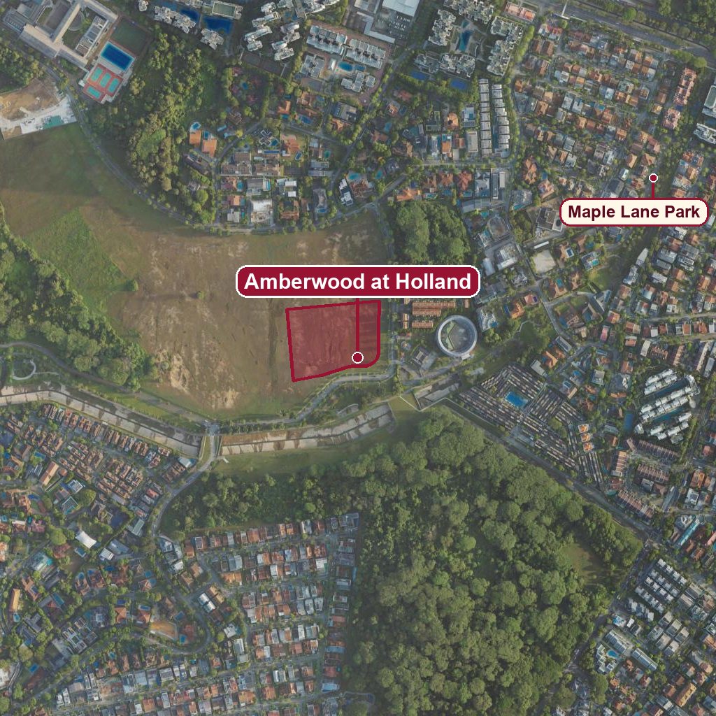 Map of Amberwood at Holland