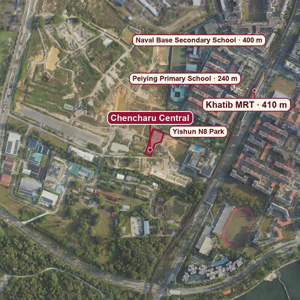 Map of Chencharu Central