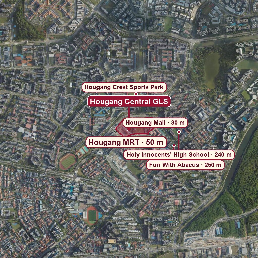 Map of Hougang Central GLS