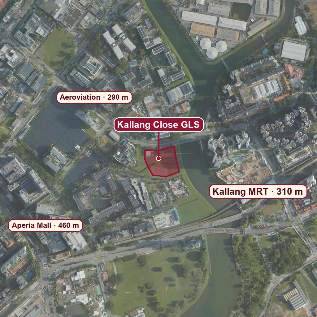 Map of Kallang Close GLS