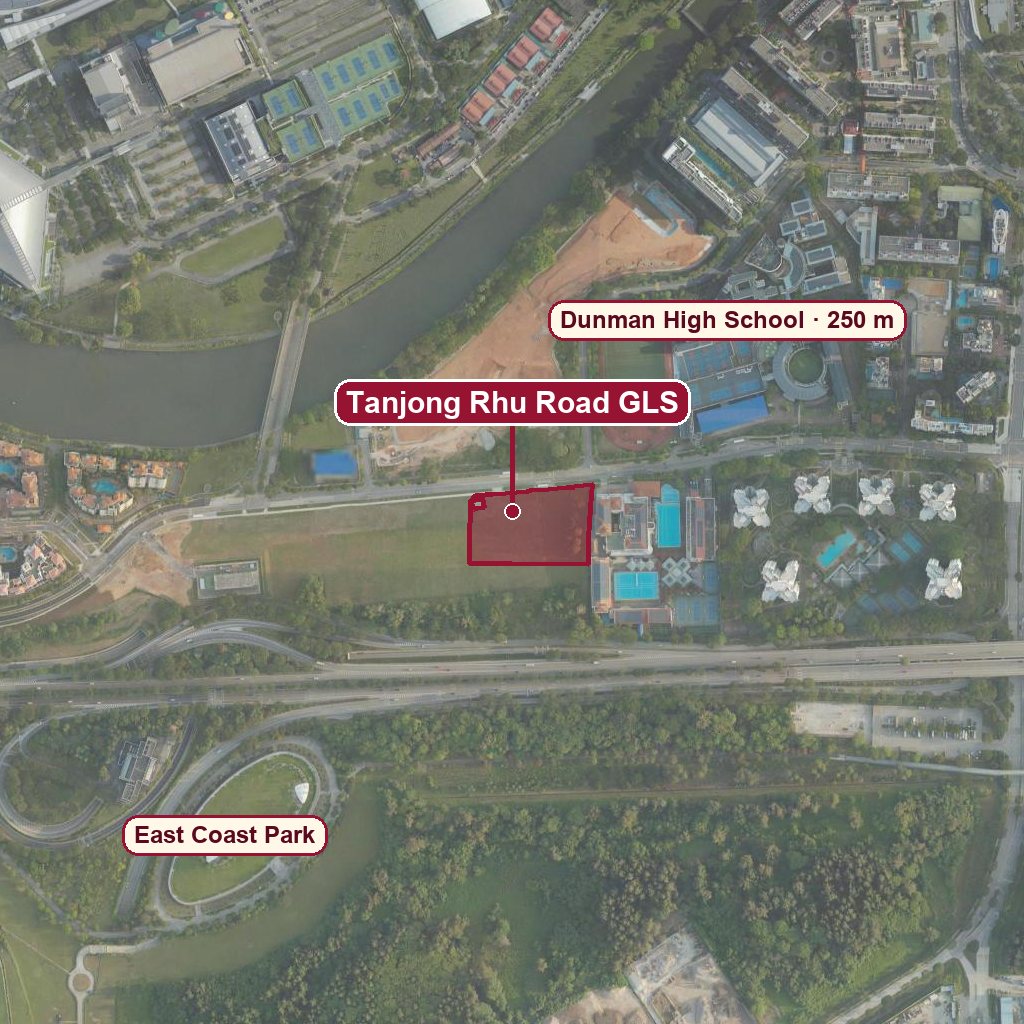 Map of Tanjong Rhu Road GLS