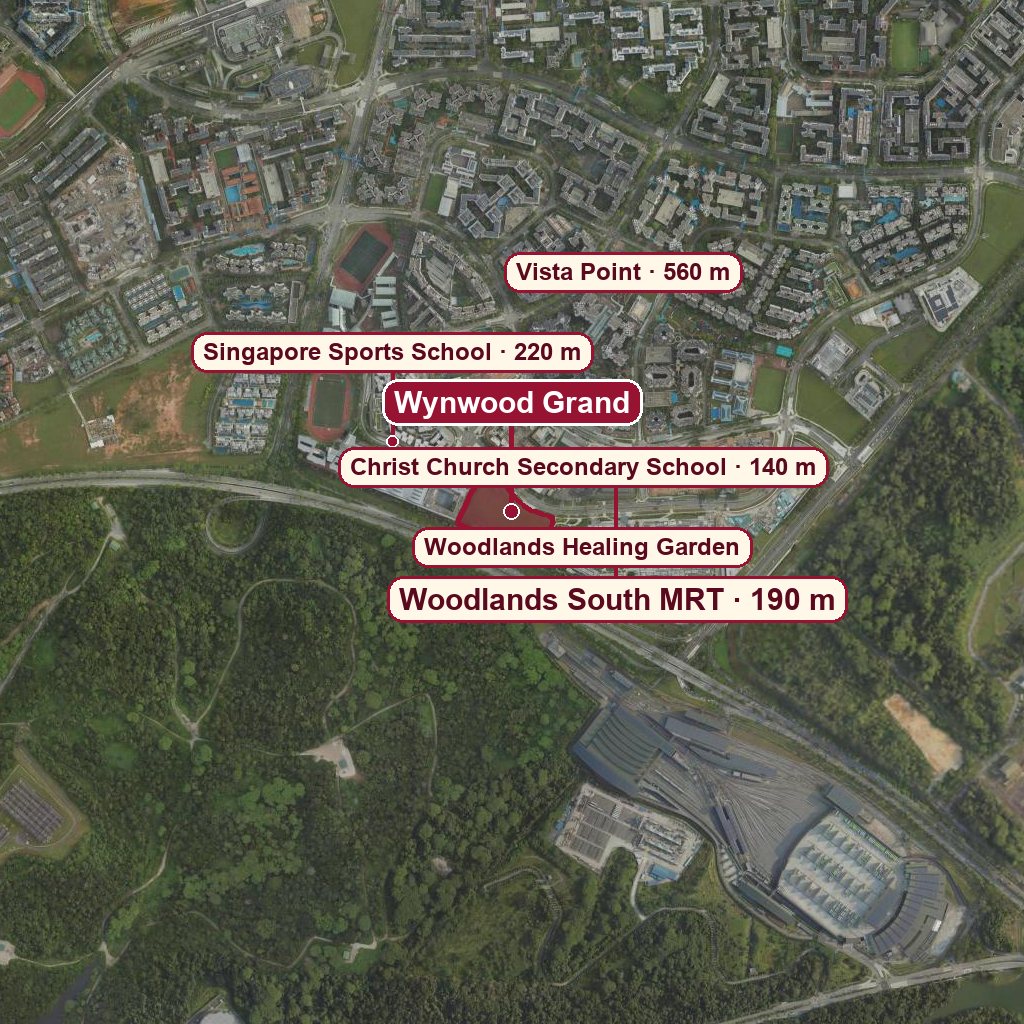 Map of Wynwood Grand
